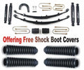 ZoneOffRoad 1973-1987 Fits Chevrolet Silverado Suburban 1500 Blazer Fits GMC Sierra Suburban 1500 Jimmy Pickup SUV 4WD 1/2 Ton 4" Lift Kit System With Free Boot Protectors C10N/ZONU3100X4