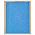 True Blue 118251 18" x 25" x 1" Flat Panel Spun Fiberglass Disposable Furnace Air Filter MERV 2 - Quantity of 12