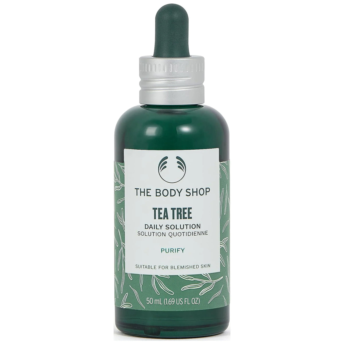 The Body Shop Tea Tree Daily Solution Serum - Purifying - For Oily, Blemished Skin - 1.69 Fl Oz.