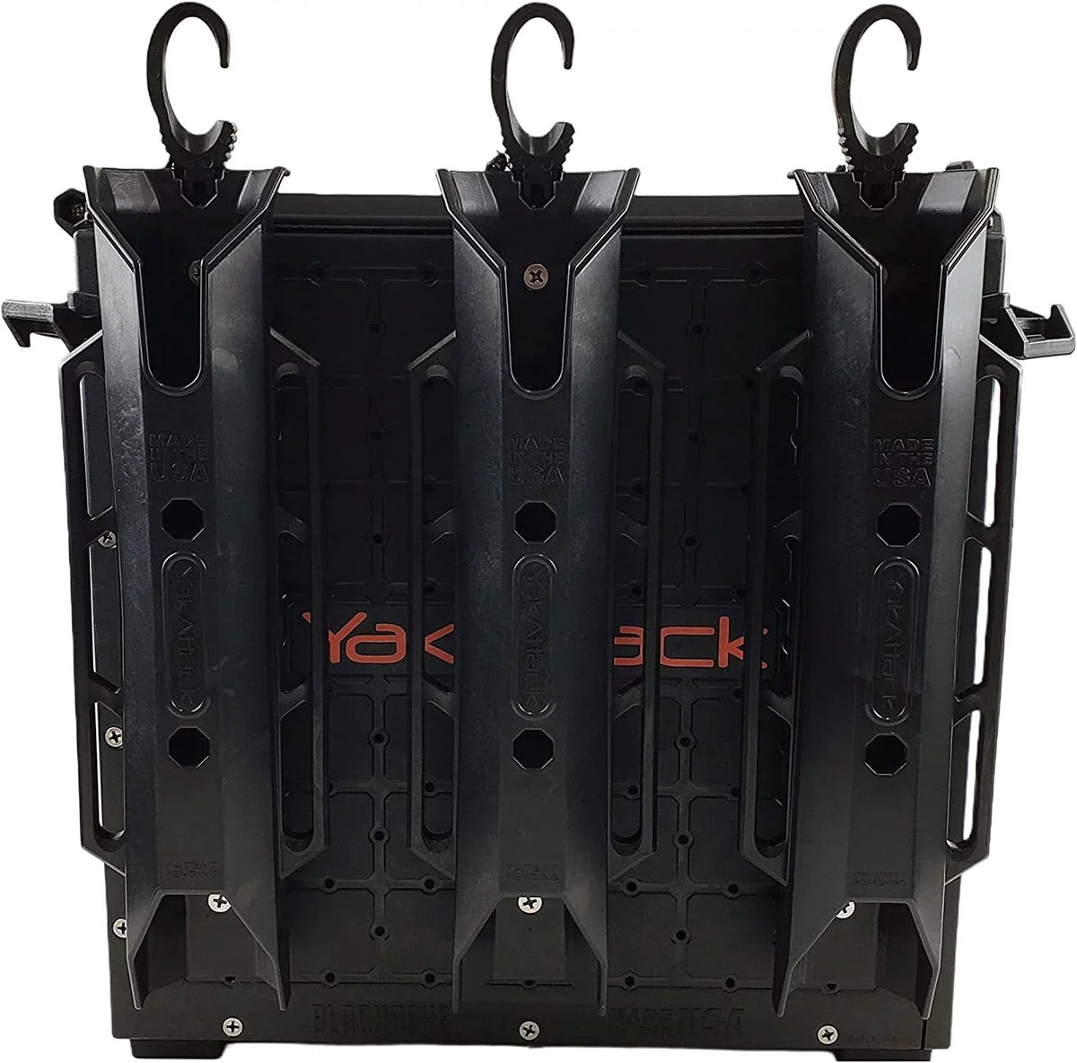 YakAttack BlackPro Kayak Crate 13"x13" Black Lid & 3 Hooks - BLP-PRO-13X13