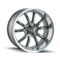 Ridler 650 20X8.5 5X120.65 0Et 83.82Cb Grey/Polished Lip