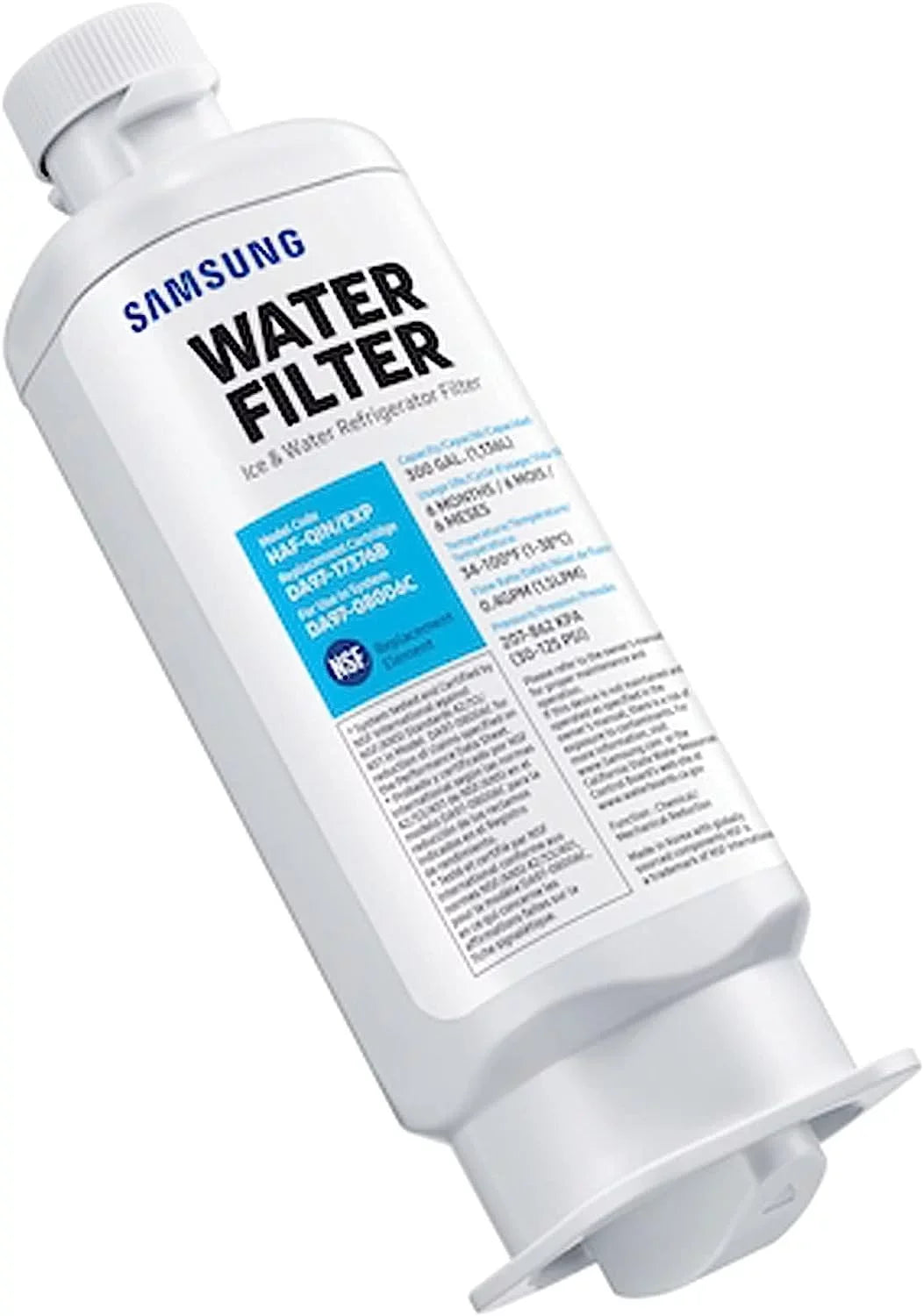 3 Pack Fitting With HAF-QIN/EXP, DA97-17376B, DA97-08006C, HAF-QIN Refrigerator Water Filter