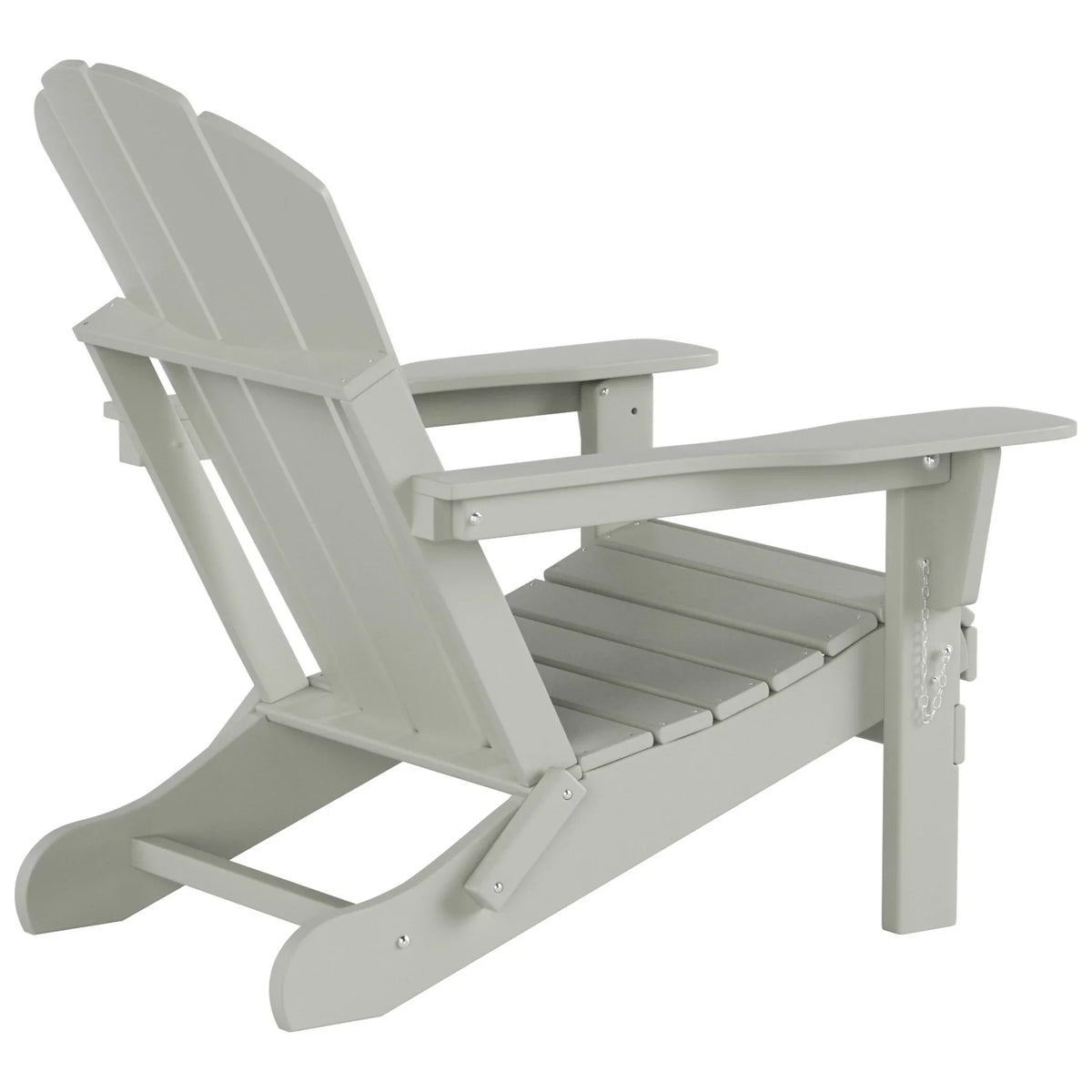 Polytrends Laguna All Condition Poly Outdoor Patio Adirondack Chair Conversation Set - (4-Piece) Sand